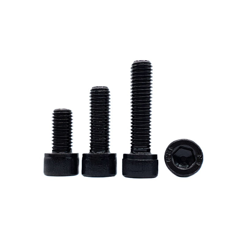 DIN912  M1.4-M16 Grade 12.9 Cup Head Hexagon Screw Full Thread Cylindrical Knurled Head Metric Screw