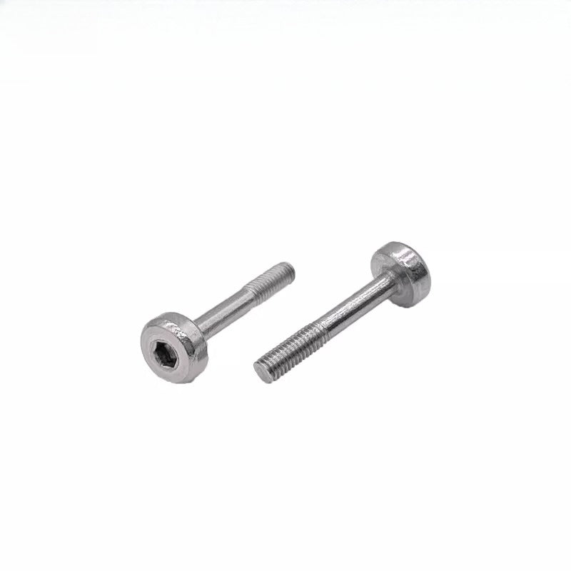 304 Stainless Steel Non-Standard Screw M3×19 Half Tooth Short Thin Head Hex Screw