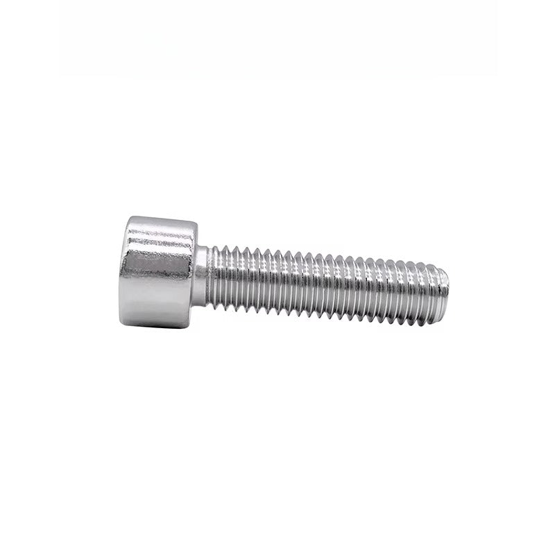304/316 Stainless Steel UNC Screw  US Imperial Cylindrical Head Cup Head Hex Non-Knurled Machine Bolt