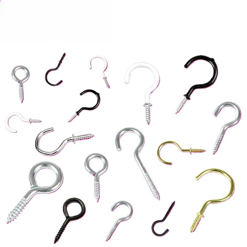 Extended Self-Tapping Sheep Eye Nails Non-Fade Croissant Screws for DIY Accessory Making