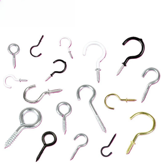 Extended Self-Tapping Sheep Eye Nails Non-Fade Croissant Screws for DIY Accessory Making