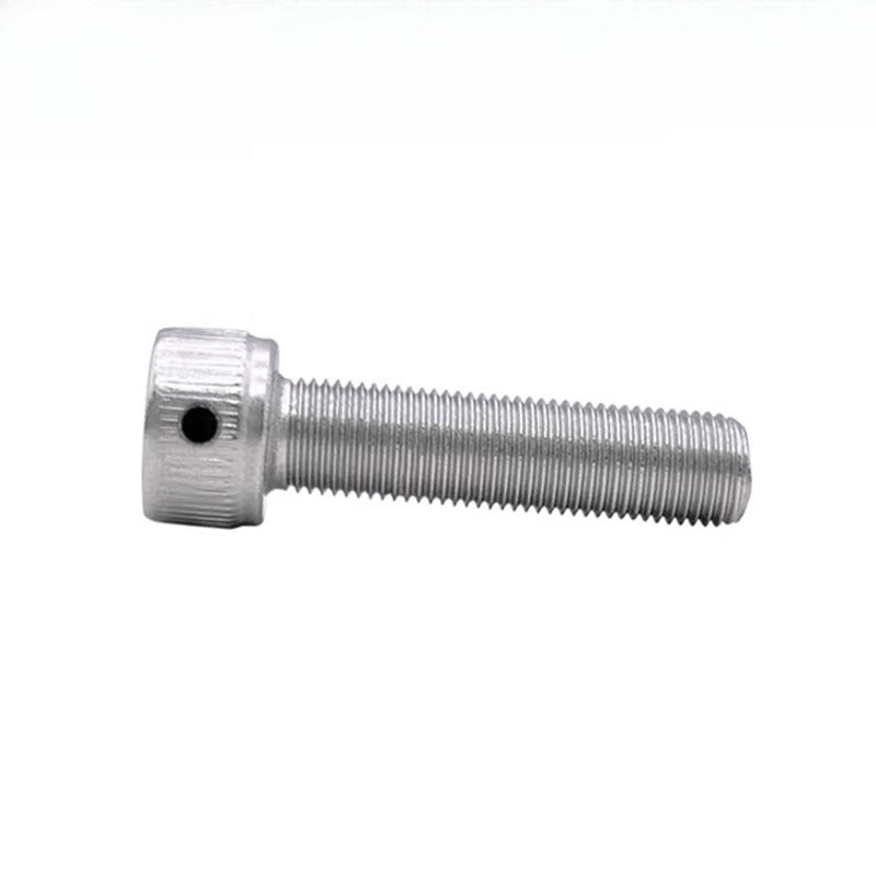 DIN912 304/316 Screw Fine Thread Side Hole Anti-Drop Screw with Safety Hole and Lead Seal
