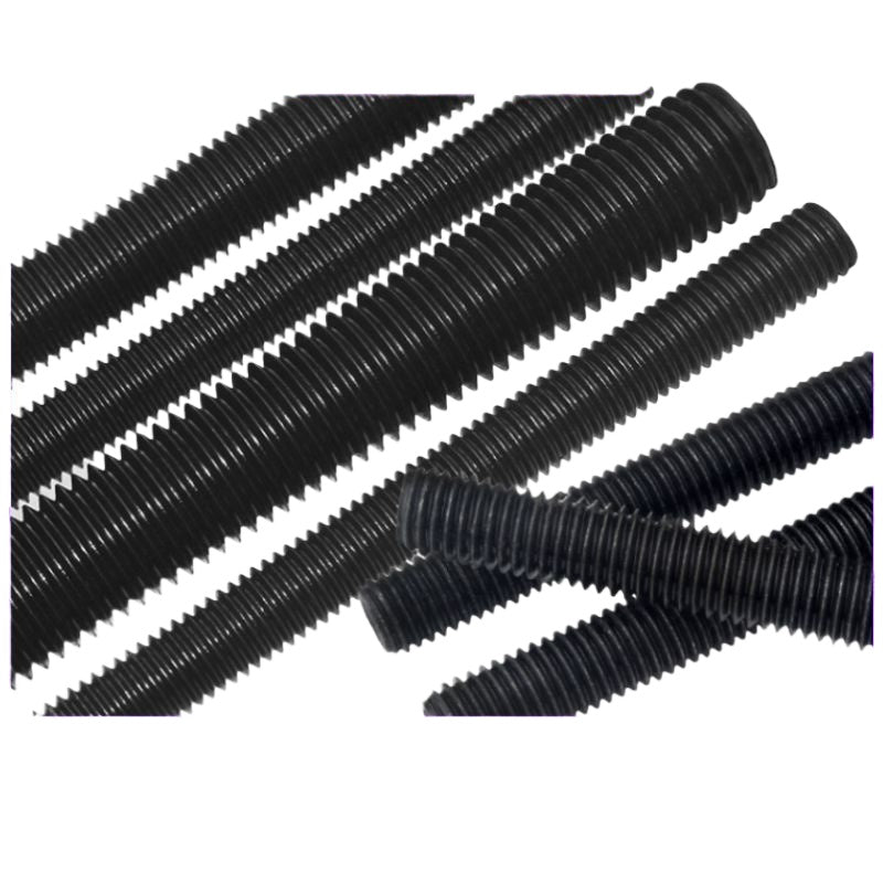 M4/M5 8.8 grade high strength black screw carbon steel galvanized tooth strip screw three meters full tooth screw for Construction & Machinery