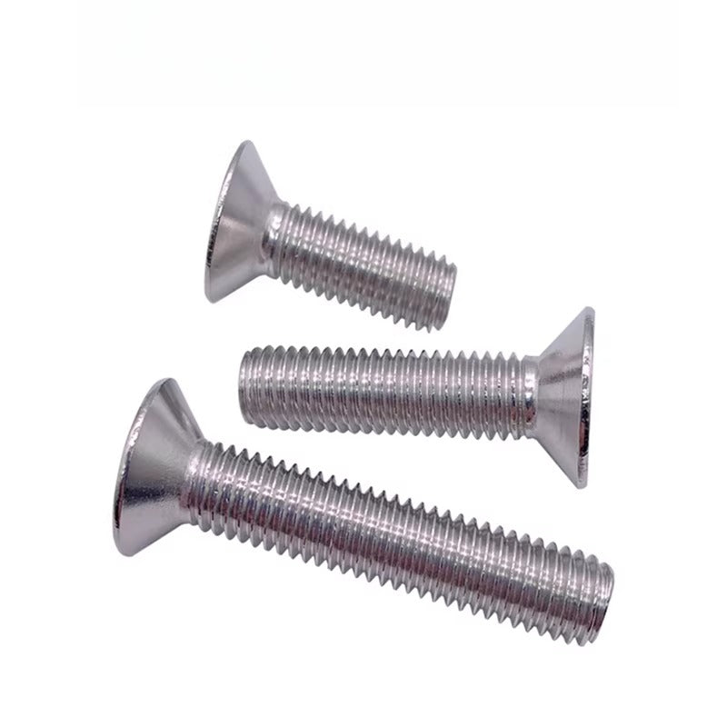 UNC/UNF 304/316 Stainless Steel Screw Hex Socket Countersunk Hollow Through-Hole Vacuum Exhaust Fastener