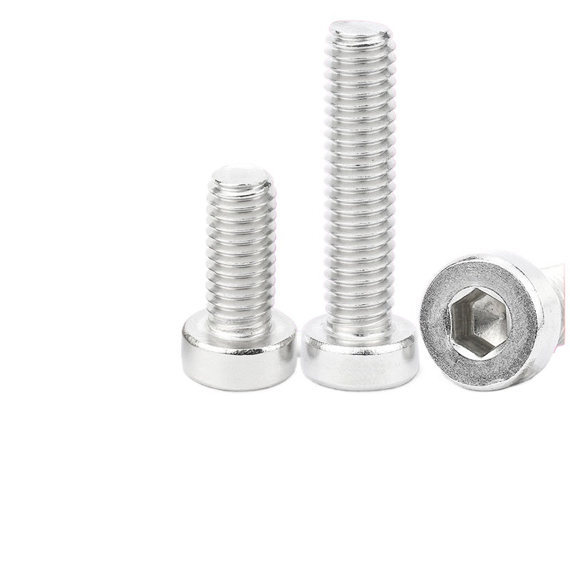 DIN7984 M3/M4/M8 304 stainless steel cylindrical screw thin head hexagon bolt short head hexagon screw  for Machinery & Equipment