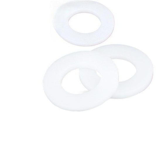 M2M3M4M5M6M20 White Nylon Flat Gaskets Insulation Washers Round Plastic Screw Gaskets for Electrical & Electronic Equipment