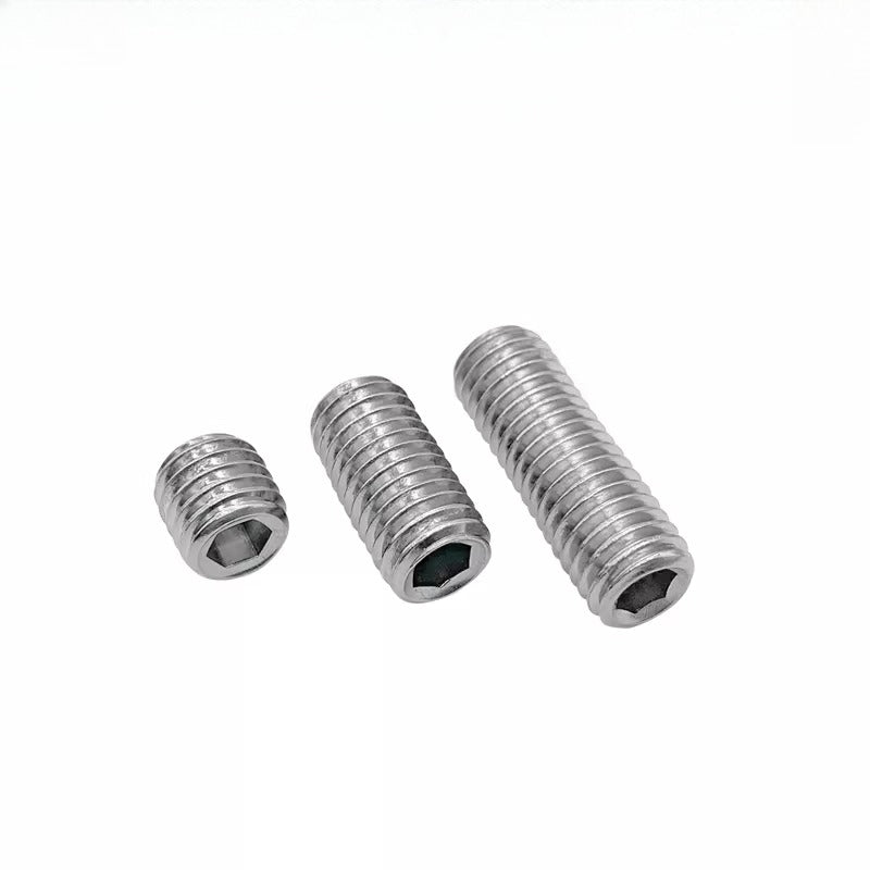 10#-32 1/4-28 3/8-24 UNF Set Screw 304 SS US Hex Fine Thread Imperial Fastener
