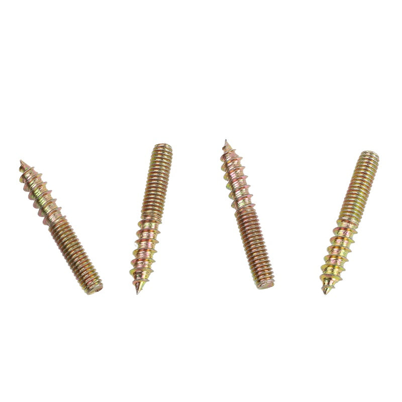 M4/M5 Color galvanized double-head screw tip tail self-tapping screw thread at one end and fixed self-tapping screw for Furniture & Decoration