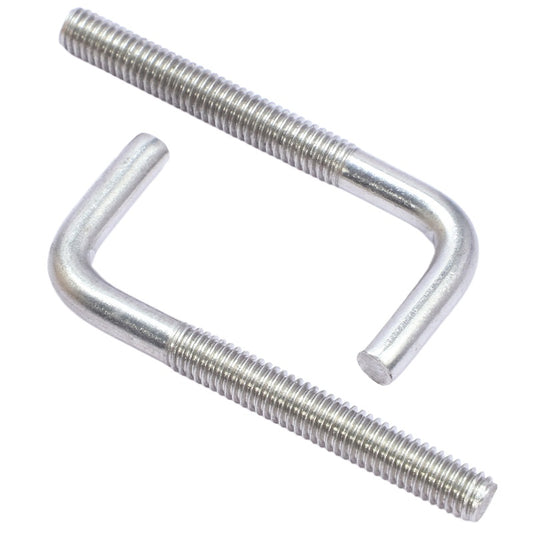M4/M5 304 Stainless Steel 7-shaped Screw L-shaped Screw Hook Right Angle Hook Anchor Bolt Bent Hook for Wall Mounting & Hanging