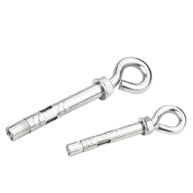 M6/M8/M10 304 stainless steel lifting ring expansion hook screw sheep's eye expansion hook bolt pop hook for Industrial & Home Ceiling Mounting