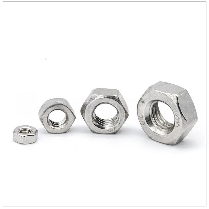 M4/M5/M6/M8 4.8 Grade Galvanized Hexagonal Nut – Anti-Thread Nut, Factory for Construction & Machinery