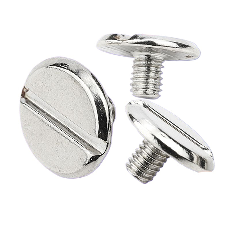 M3/M4 304 stainless steel one-word nail male nail nickel-plated mother and child screw male and female nail letter rivet  for Leather & Craft Assembly