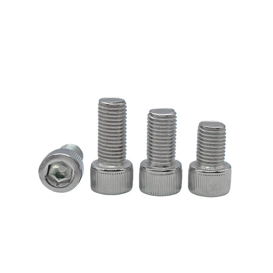 DIN912 304 Stainless Steel Left-Handed Screw Hex Socket Cup/Cylindrical Head Anti-Stripping Anti-Galling M3-M12