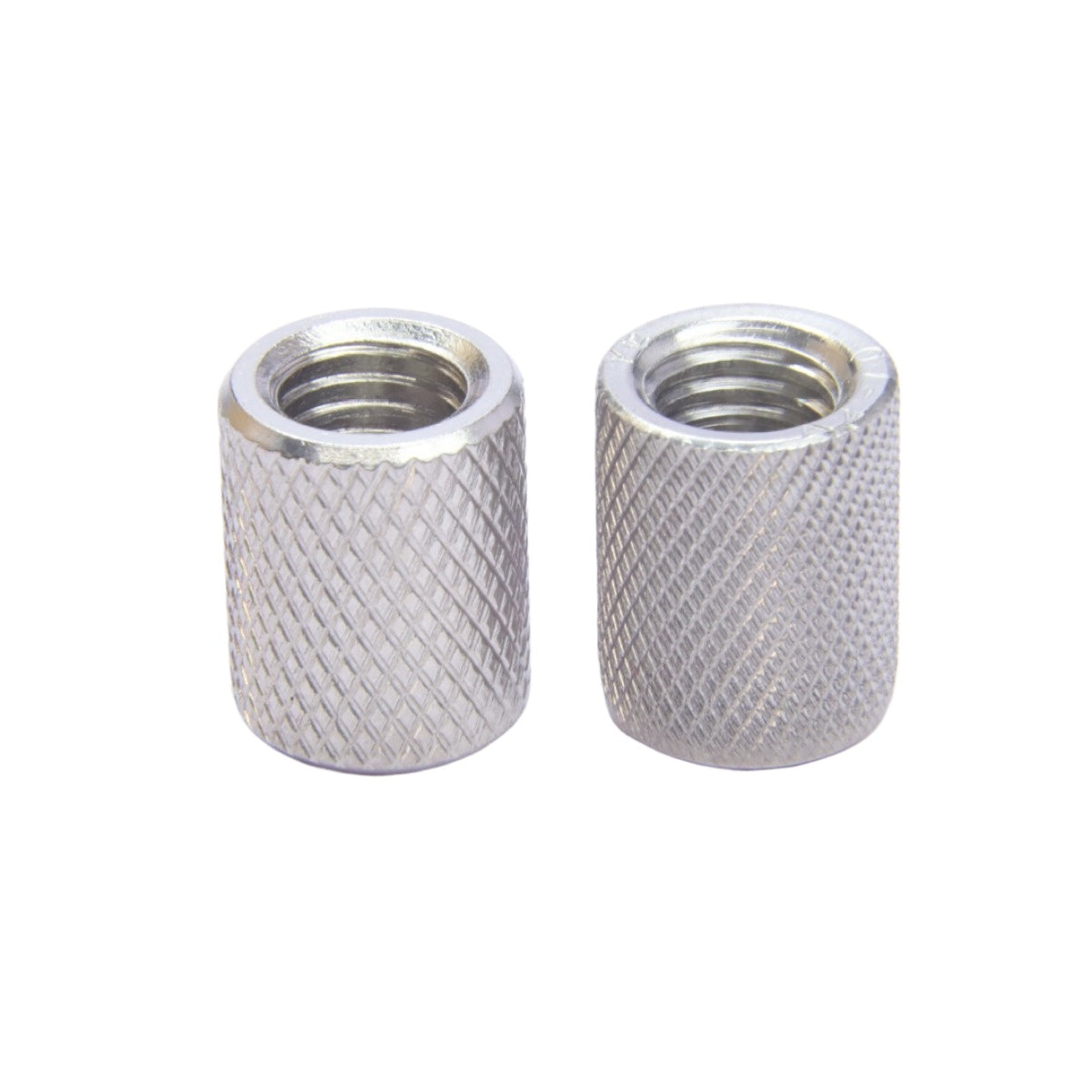 M3/M5/M10 304 Stainless Steel Knurled Long Nut – Hand Screw Extended Cylindrical Adjustment Cap for DIY & Equipment