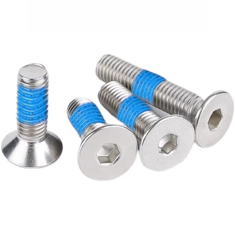 180 ° dispensing 304 countersunk head hexagon bolt DIN7991 flat cup flat head gluing screw M2-M8