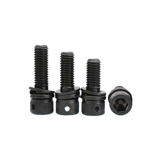 12.9 Grade Hexagonal Three Combination Head Perforated Screw M2-M12 Cup Head Sealed Fastener