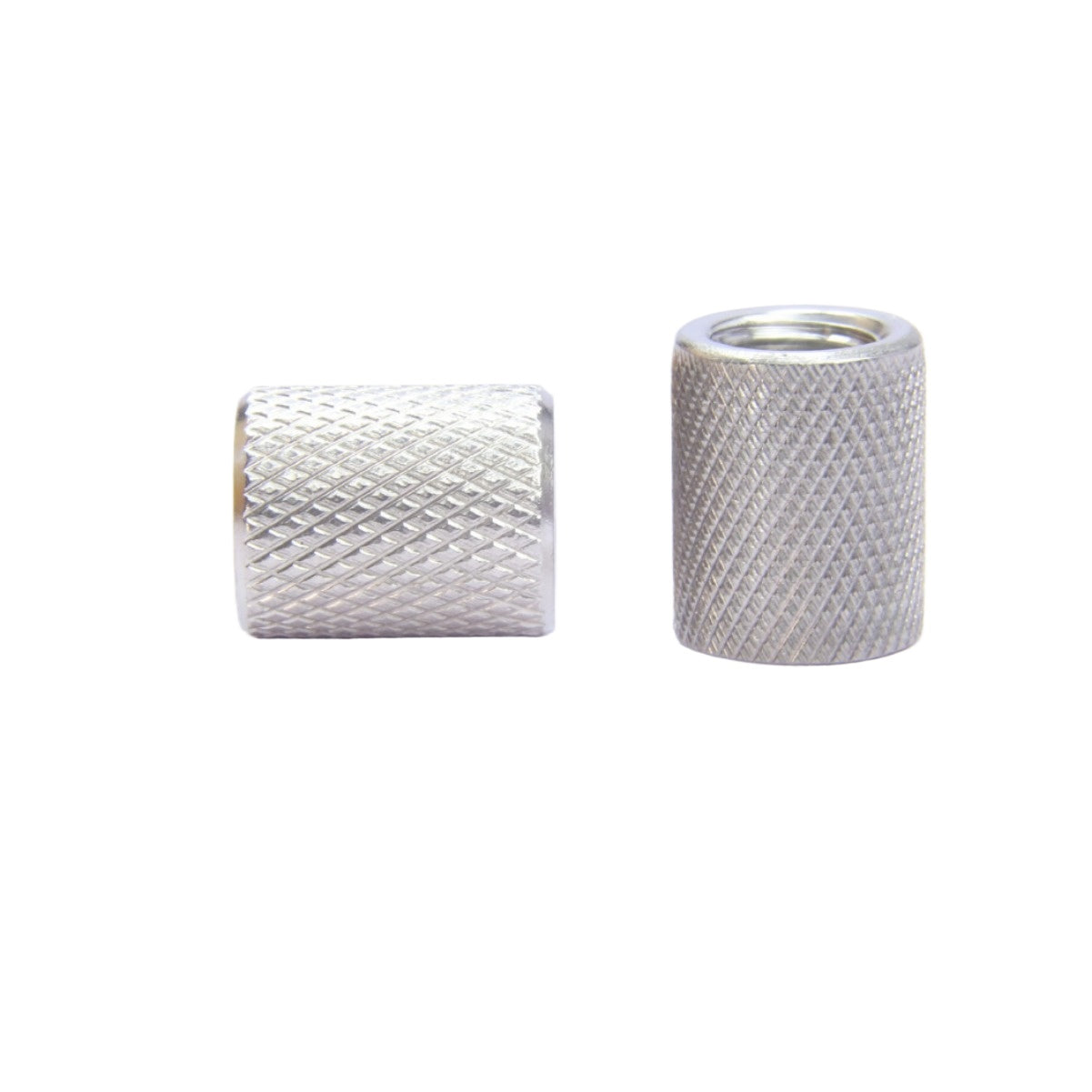M3/M5/M10 304 Stainless Steel Knurled Long Nut – Hand Screw Extended Cylindrical Adjustment Cap for DIY & Equipment