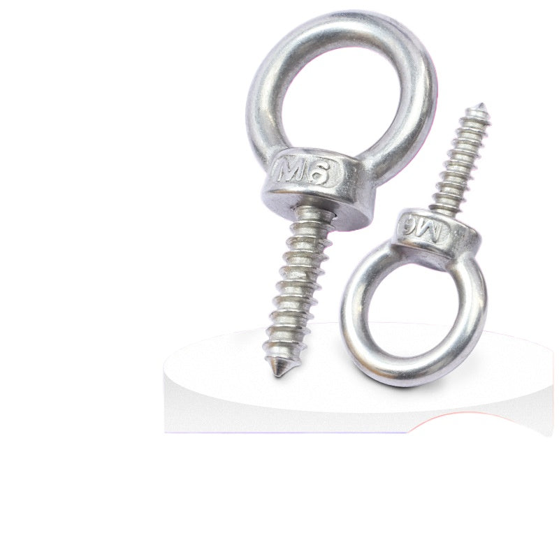 M4/M5/M6/M8/M12 304 Stainless Steel Lifting Ring Self-Tapping Screws –  for Lifting & Equipment Mounting