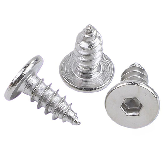 M2/M3/M4/M3.5 304 stainless steel thin head hexagonal self-tapping screw large flat head hexagonal self-tapping screw for Home Renovation & Light Industrial Use