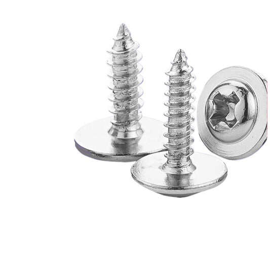 M1.4M1.7M2 Nickel-plated cross pan head with pad self-tapping screw pan head with meson self-tapping screw  for Electronics & Small Devices