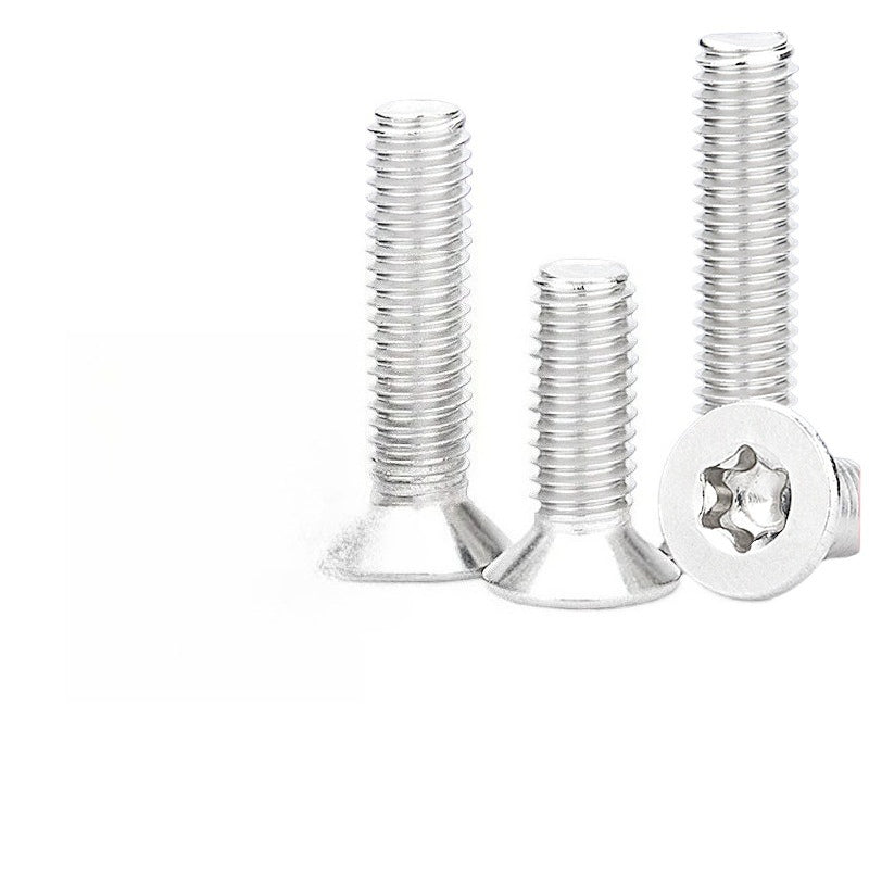 M2/M3/M5/M6 304 stainless steel torx head countersunk screw without column flat head flat cup torx screw  for Construction & Furniture