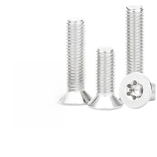 M2/M3/M5/M6 304 stainless steel torx head countersunk screw without column flat head flat cup torx screw  for Construction & Furniture