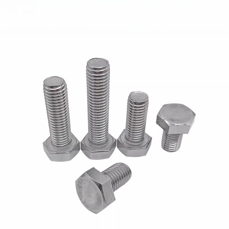 DIN933 M20-M30 316 Stainless Steel Hex Head Bolt Marine Industrial Outdoor Outer Hexagon Screw