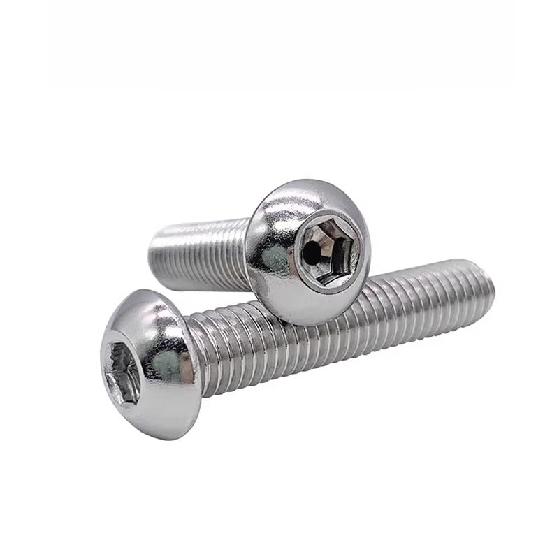 US Imperial UNC/UNF Hollow Exhaust Screw | Round Head Hex Socket Vacuum Through-Hole Threaded Fastener