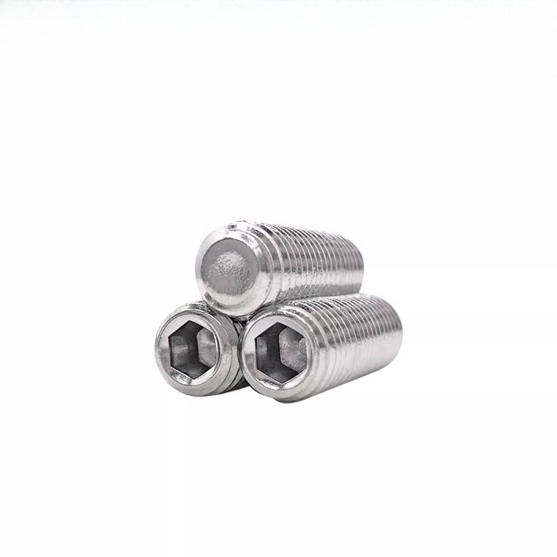US Imperial UNC/UNF Set Screw Stainless Steel Hex Flat End Coarse Fine Thread Stop Fastener