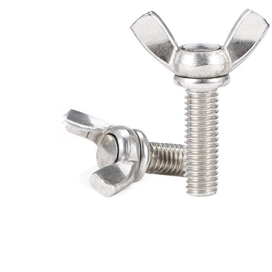 M3/M4/M5/M6 304 stainless steel hand screw butterfly screw airfoil bolt claw screw butterfly ingot screw for Industrial & Home Hardware Use