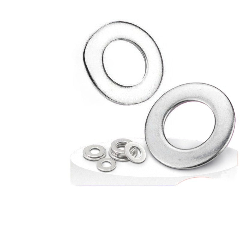 M3 M4 M6 M8 M10 201 Stainless Steel Flat Washers Hardware Metal Washers for Screws & Bolts