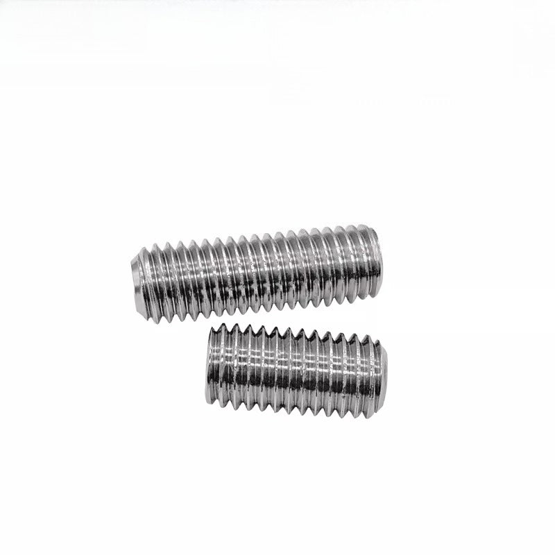 DIN916/GB80 M1.6-16 304/316 Stainless Steel Setting Screw | Concave End Headless Machine Screw Top Wire Stop Nail