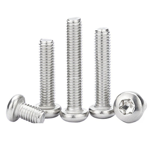 M2/M2.5/M3 304 stainless steel round head screw plum blossom slot screw pan head screw machine screw without column for Electronic & DIY Projects