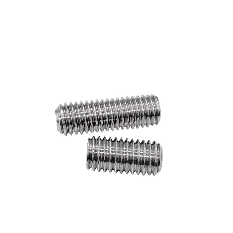 UNC/UNF Stainless Stee Set Screw Inch Headless Hex Socket Concave End Coarse/Fine Thread Screw