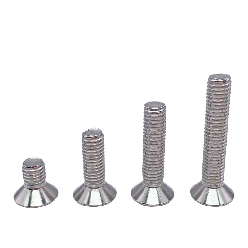 UNC/UNF 304/316 Imperial Machine Screw Stainless Steel Countersunk Flat Head Hex Socket Screw