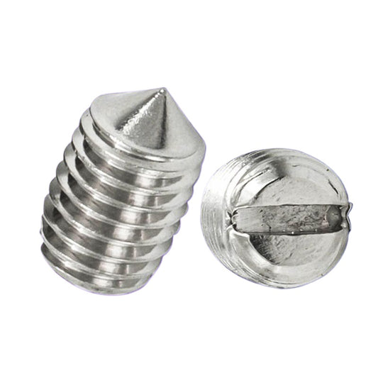 M3/M4/M5/M6 304 stainless steel slotted screw tip firming screw stop payment machine screw top wire  Furniture Assembly