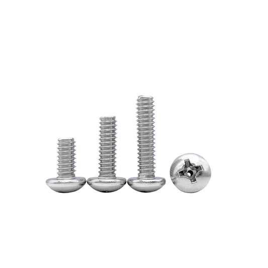 304/316 Stainless Steel Screw M2-M10 Phillips Pan Head Hollow Through-Hole Vacuum Exhaust Fastener