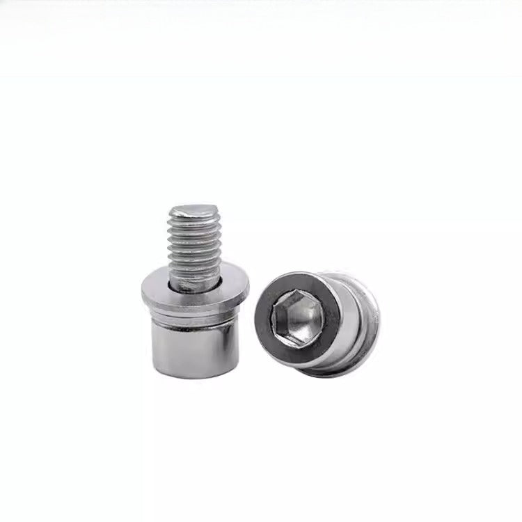 GB70.1 304/316 Stainless Steel Hex Socket Screw | Non-Knurled Flat & Spring Washer 3-in-1 Combo Fastener