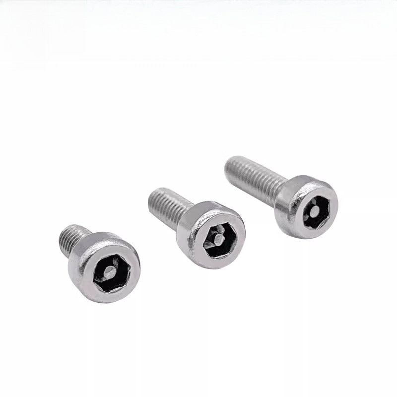 GB70.1 304 Stainless Steel Security Screw  M3 Pin-In-Hex Cylindrical Head Anti-Theft Fastener