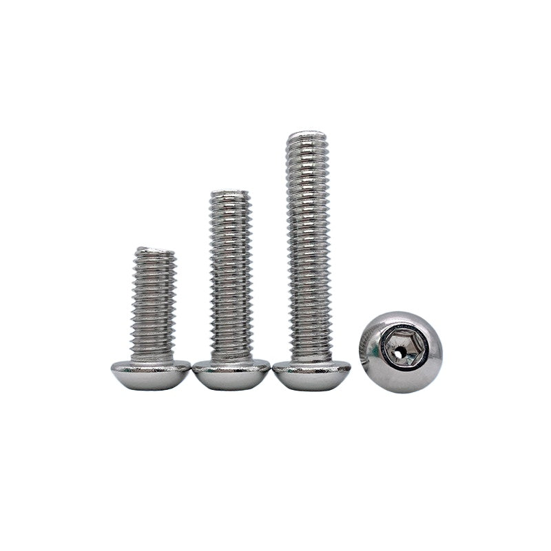 US Imperial UNC/UNF Hollow Exhaust Screw | Round Head Hex Socket Vacuum Through-Hole Threaded Fastener