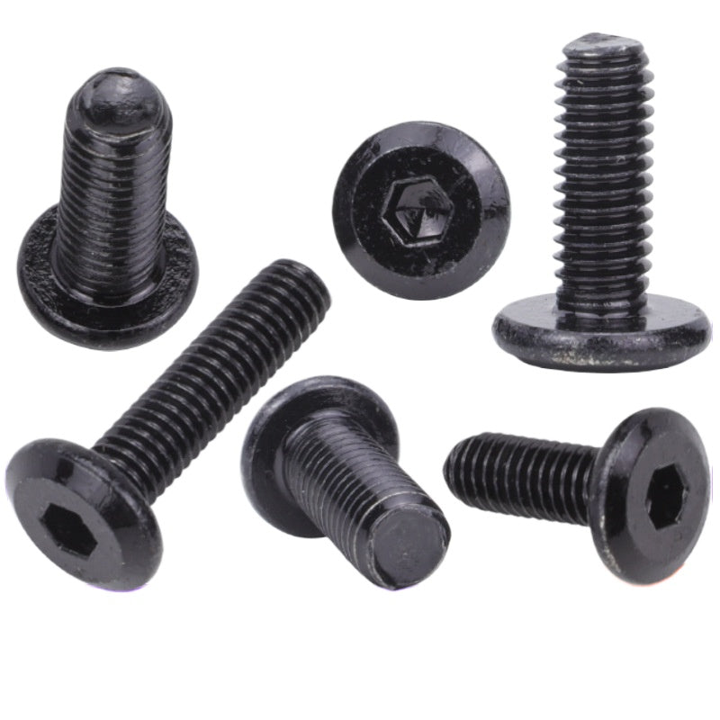 M2/M3/M4/M5/M6/M8 304 black zinc chamfered hexagon screws furniture bolts beveled screws for Furniture Fasteners