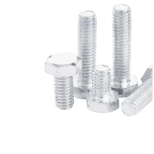 M3/M4/M6 Galvanized outer hexagon screw full tooth hexagon head bolt outer hexagon screw fastener for Construction & Furniture Assembly