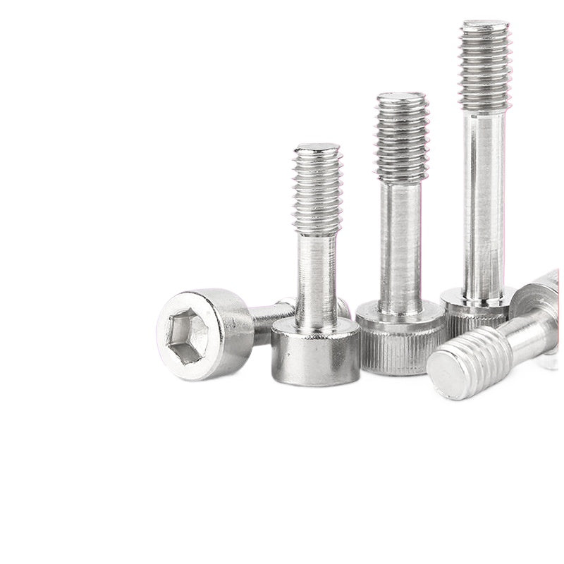 M3 304 stainless steel knurled cylindrical head inner hexagonal rubbing bolt unrubbed smooth surface cup head loose screw for Machinery & Home Assembly