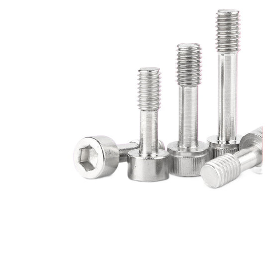 M3 304 stainless steel knurled cylindrical head inner hexagonal rubbing bolt unrubbed smooth surface cup head loose screw for Machinery & Home Assembly