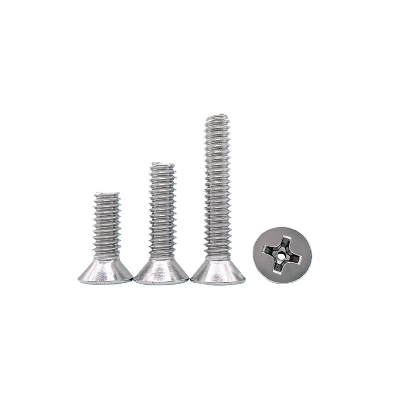 GB819 304/316 Stainless Steel Hollow Screw Countersunk Phillips Vacuum Through-Hole Exhaust Bolt