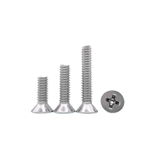 GB819 304/316 Stainless Steel Hollow Screw Countersunk Phillips Vacuum Through-Hole Exhaust Bolt