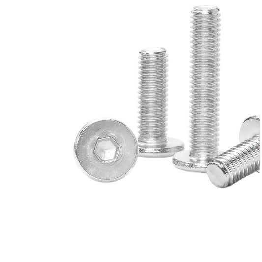 M5 M8 304 Stainless Steel Thin and Large Flat Head Hexagon Machine Screws - Fasteners for Furniture & Machinery