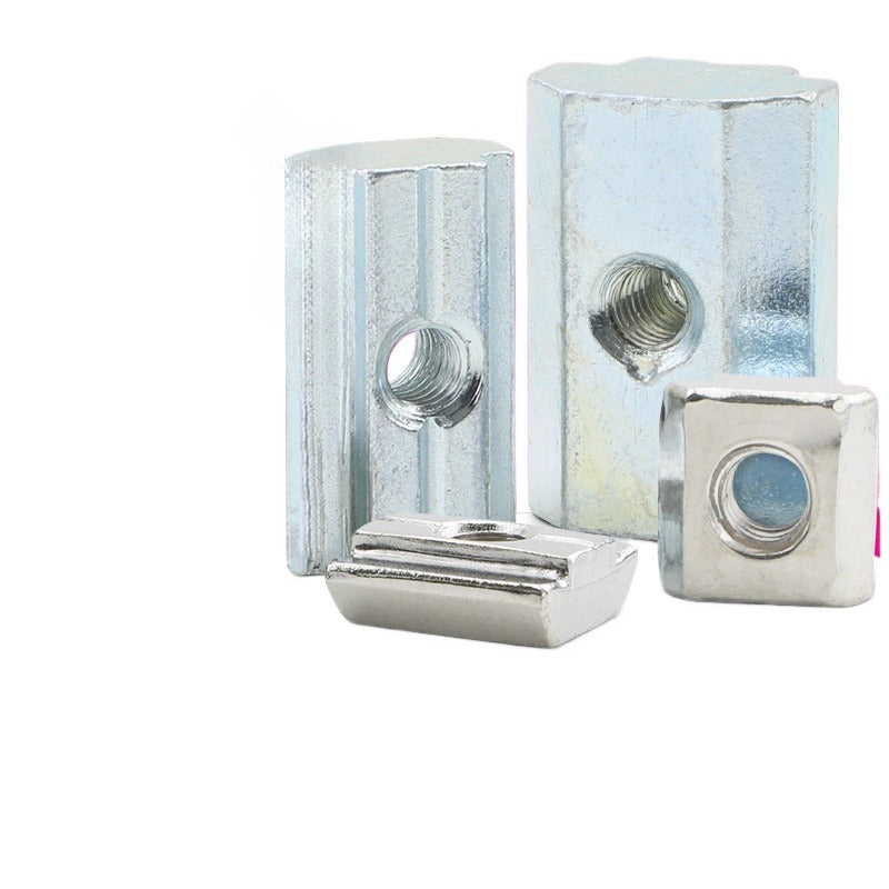 20/30 type Blue & White Zinc Slider Nut European Standard T-Square Nut for Aluminum Profile Accessories
