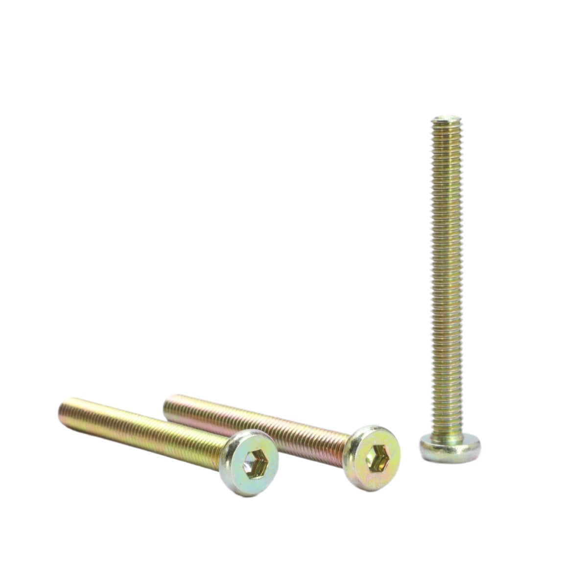 Iron galvanized flat round head hexagonal screws furniture assembly bolts table chair door cabinet furniture connection screws for Furniture Assembly, Table & Chair Connection