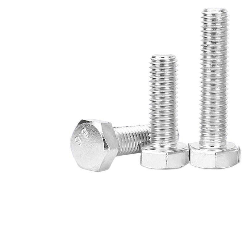M4/M5 8.8 grade galvanized outer hexagon screw full tooth hexagon head bolt high strength half tooth outer hexagon screw for Construction & Equipment